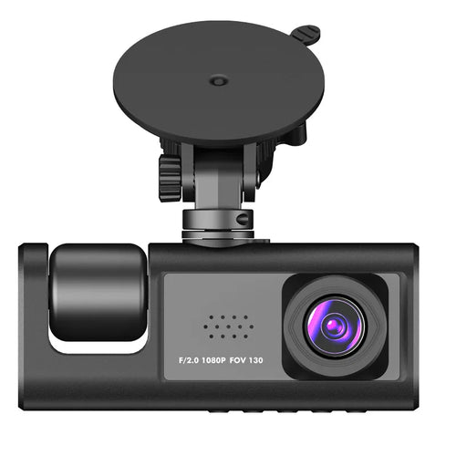 Dashcam 1080p HD 2-Lens Car Camera with Night Vision & DVR