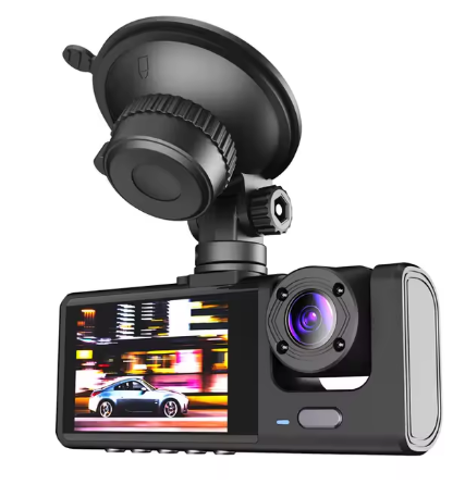 Dashcam 1080p HD 2-Lens Car Camera with Night Vision & DVR